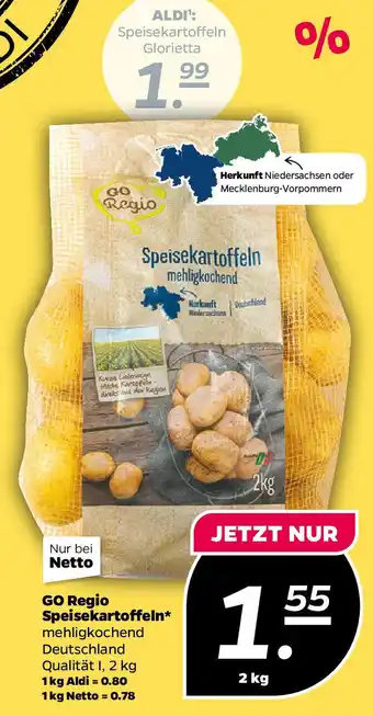 NETTO GO Regio Speisekartoffeln Angebot