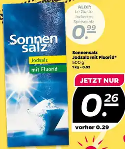 NETTO Sonnensalz Jodsalz mit Fluorid Angebot