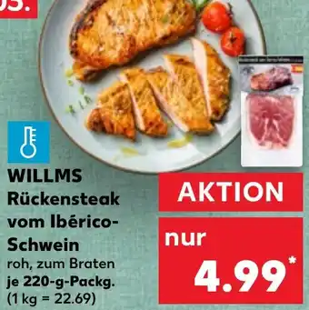 Kaufland WILLMS Rückensteak vom Ibérico Schwein Angebot