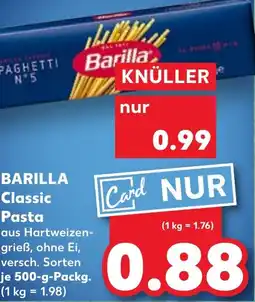 Kaufland BARILLA Classic Pasta Angebot