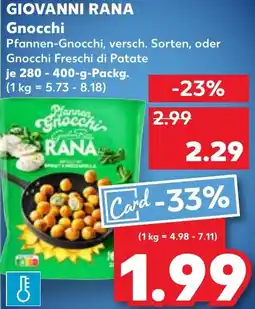 Kaufland GIOVANNI RANA Gnocchi Angebot