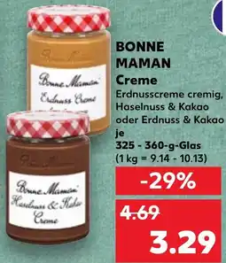 Kaufland BONNE MAMAN Creme Angebot