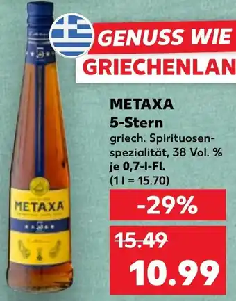 Kaufland METAXA 5-Stern Angebot