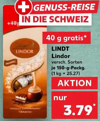 Kaufland LINDT Lindor Angebot