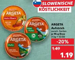 Kaufland ARGETA Aufstrich Angebot