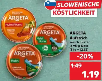 Kaufland ARGETA Aufstrich Angebot