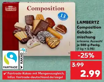 Kaufland LAMBERTZ Composition Gebäckmischung Angebot