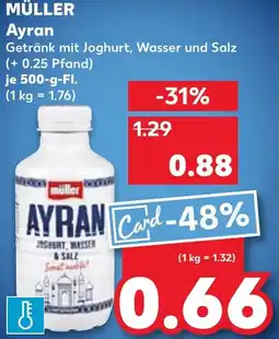 Kaufland MÜLLER Ayran Angebot