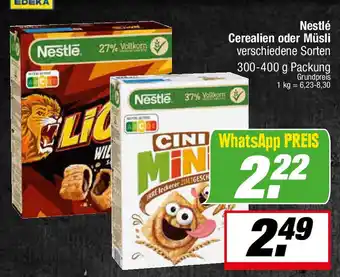 L. STROETMANN GROSSMARKT Nestlé Cerealien oder Müsli Angebot