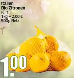 Ihr Frischmarkt Italien Bio Zitronen Angebot