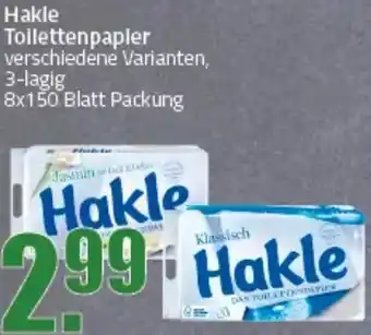 Ihr Frischmarkt Hakle Toilettenpapier Angebot