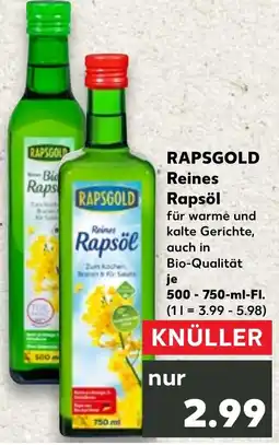 Kaufland RAPSGOLD Reines Rapsöl Angebot