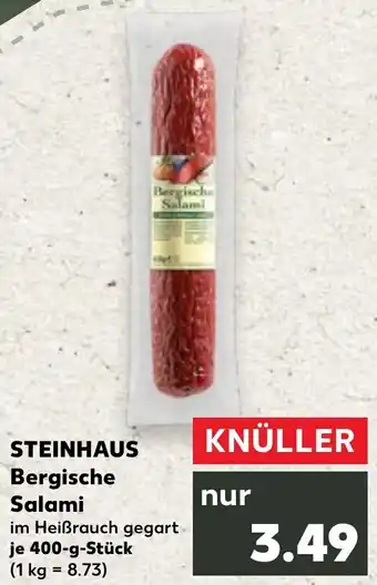 Kaufland STEINHAUS Bergische Salami Angebot