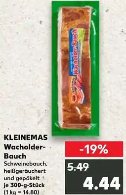 Kaufland KLEINEMAS Wacholder Bauch Angebot