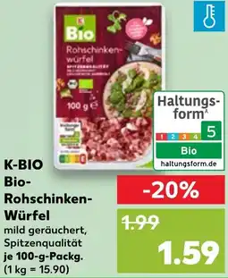 Kaufland K-BIO Bio-Rohschinken Würfel Angebot