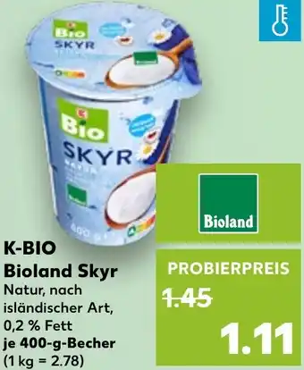 Kaufland K-BIO Bioland Skyr Angebot