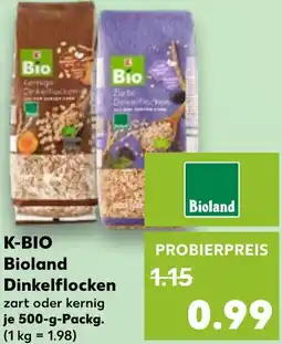 Kaufland K-BIO Bioland Dinkelflocken Angebot