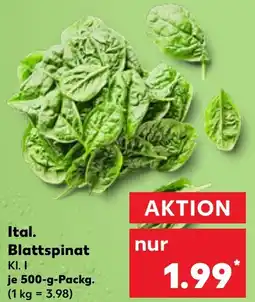 Kaufland Ital. Blattspinat Angebot