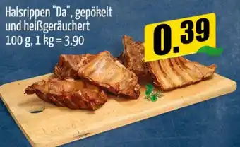 Mix Markt Halsrippen "Da", gepökelt und heißgeräuchert Angebot