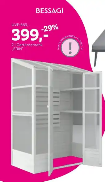 Mömax Bessagi gartenschrank „erin Angebot