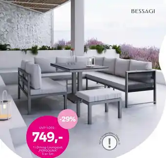 Mömax Bessagi dining-loungeset „pergolina“ Angebot