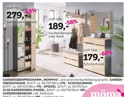 Mömax Garderobenprogramm „memphis“ Angebot