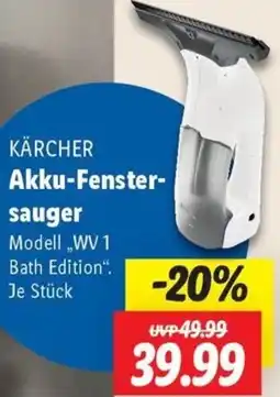 Lidl KÄRCHER Akku-Fenstersauger Angebot