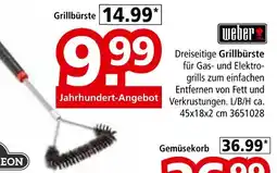 Segmüller Weber dreiseitige grillbürste Angebot