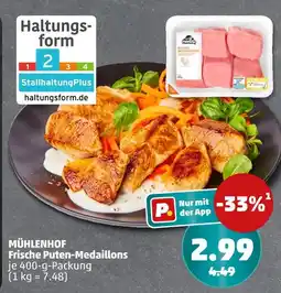 PENNY Mühlenhof frische puten-medaillons Angebot