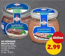 PENNY Die thüringer die thüringer wurst im glas Angebot