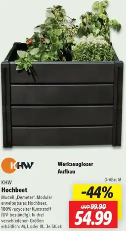 Lidl KHW Hochbeet Angebot