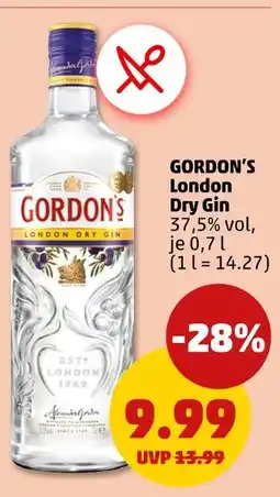 PENNY Gordon's london dry gin Angebot