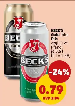 PENNY Beck's gold oder pils Angebot