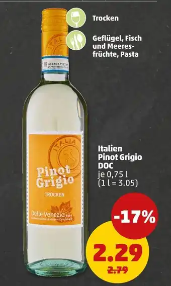 PENNY Pinot grigio doc Angebot