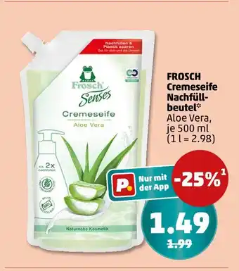 PENNY Frosch cremeseife nachfüllbeutel Angebot