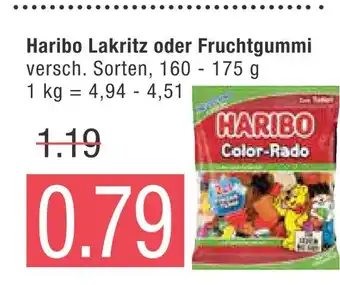 Marktkauf Haribo lakritz oder fruchtgummi Angebot