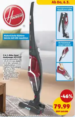 PENNY Hoover 2-in-1-akku-handstaubsauger hf21f25 Angebot