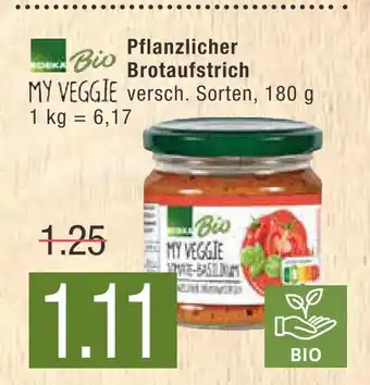 Marktkauf Edeka bio pflanzlicher brotaufstrich my veggie Angebot