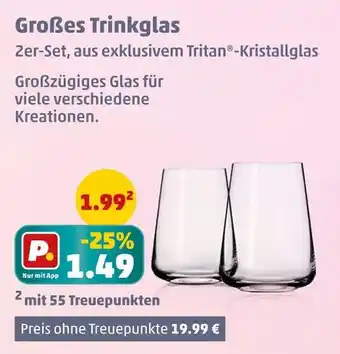 PENNY Schott zwiesel großes trinkglas Angebot