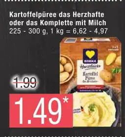 Marktkauf Herzhaften kartoffelpüree das herzhafte oder das komplette mit milch Angebot