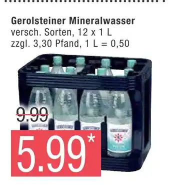 Marktkauf Gerolsteiner mineralwasser Angebot