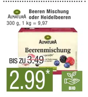 Marktkauf Alnatura beeren mischung oder heidelbeeren Angebot