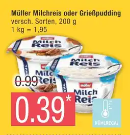 Marktkauf Müller milchreis oder grießpudding Angebot