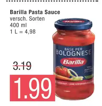 Marktkauf Barilla pasta sauce Angebot