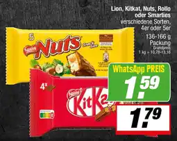 L. STROETMANN GROSSMARKT Lion, Kitkat, Nuts, Rollo oder Smarties Angebot