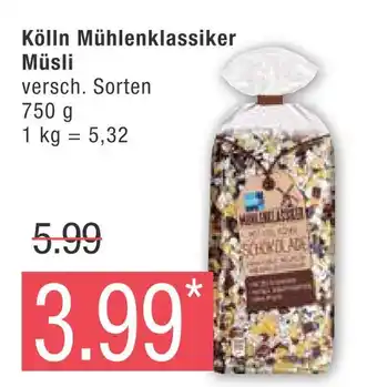 Marktkauf Kölln mühlenklassiker müsli Angebot