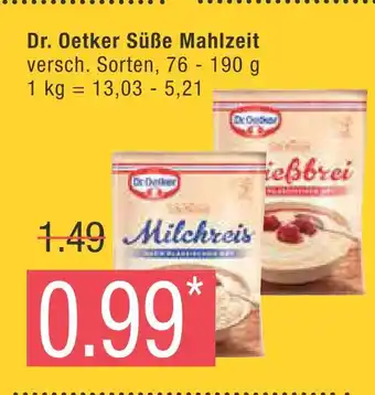 Marktkauf Dr. oetker süße mahlzeit Angebot