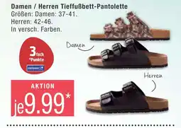 Marktkauf Damen / herren tieffußbett-pantolette Angebot