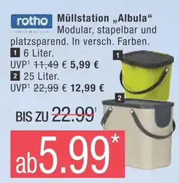 Marktkauf Rotho müllstation „albula“ Angebot