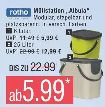 Marktkauf Rotho müllstation „albula“ Angebot